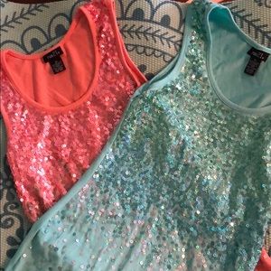 Sequin Tank Tops
